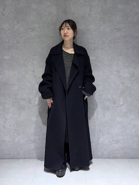 「A part by（アパートバイ）のアイテム（ジャケット/アウター）」を使った、eriaさん（レディース・152cm）の冬コーディネート