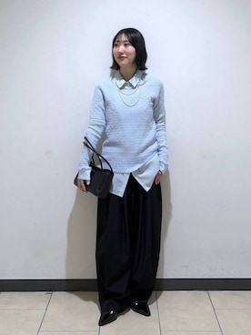 eriaさん（レディース・152cm）の冬コーディネート