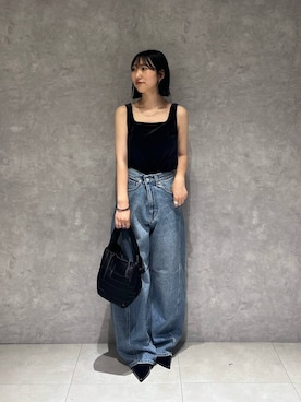 「JAMIRAY（ジャミレイ）のアイテム（バッグ）」を使った、eriaさん（レディース・152cm）の夏コーディネート