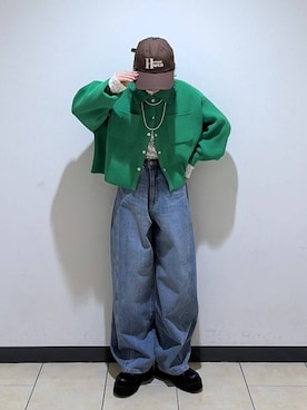 eriaさん（レディース・152cm）の冬コーディネート