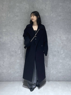 「アイテム（ステンカラーコート）」を使った、eriaさん（レディース・152cm・20代）の秋コーディネート