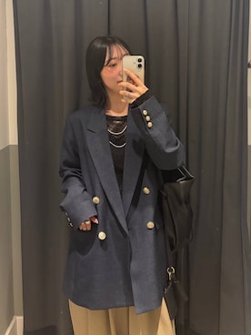 eriaさん（レディース・152cm）の冬コーディネート