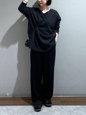 eriaさん（レディース・152cm）の冬コーディネート