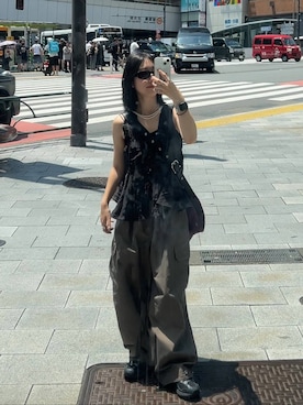 eriaさん（レディース・152cm）の夏コーディネート