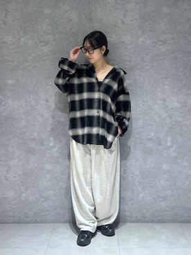 「アイテム（スウェットパンツ）」を使った、eriaさん（レディース・152cm・20代）の夏コーディネート