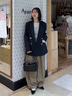 eriaさん（レディース・152cm）の冬コーディネート