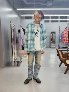 「シースルー」｜Meltstellaさん（メンズ・177cm）の春コーディネート