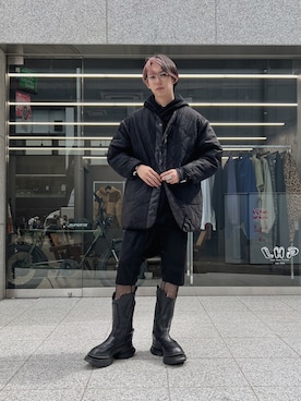 「Danke schon」｜「アイテム（その他アウター）」を使った、Meltstellaさん（メンズ・177cm）の秋コーディネート