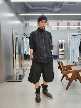 「WHITELAND（ホワイトランド）のアイテム（その他パンツ）」を使った、Meltstellaさん（メンズ・177cm）の春コーディネート