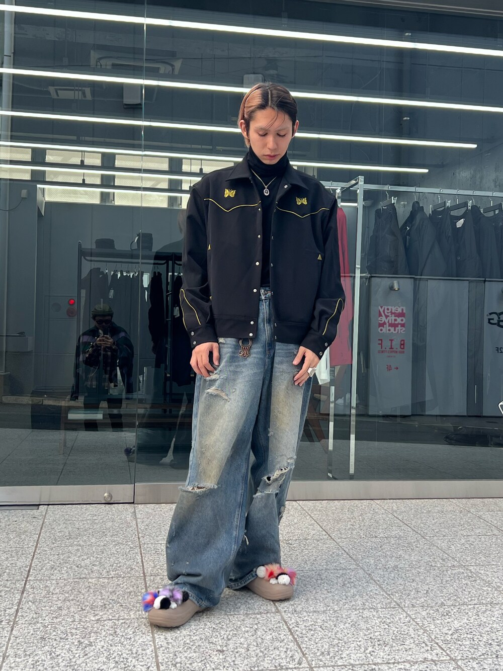 Meltstella(LHP原宿店)｜FR(13)NDSのデニムパンツを使った 