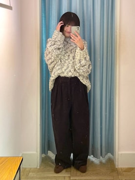 まえむーさん（レディース・154cm）の冬コーディネート