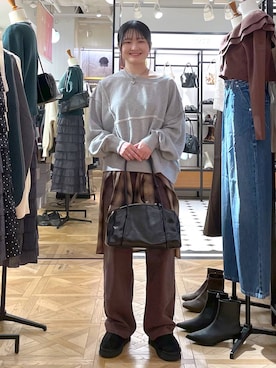 「アイテム（その他シューズ）」を使った、まえむーさん（レディース・154cm・20代）の秋コーディネート