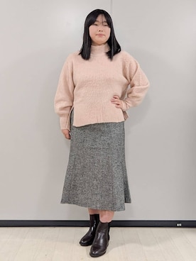 iori0305さん(レディース・154cm)の冬コーディネート