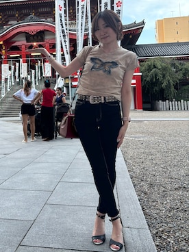 「MICHAEL KORS（マイケルコース）のアイテム」を使った、みぃぬさん（レディース・147cm）の秋コーディネート