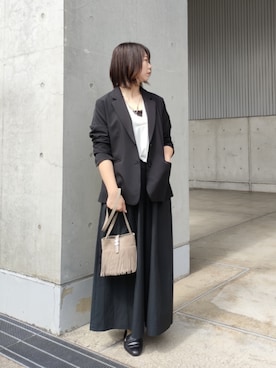 「IACUCCI（イアクッチ）のアイテム」を使った、iamiyakoさん（骨格ウェーブ・レディース・170cm）の秋コーディネート