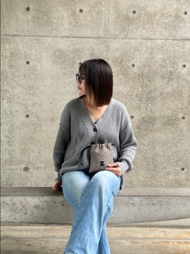 「アイテム（ポーチ）」を使った、iamiyakoさん（レディース・170cm）の秋コーディネート