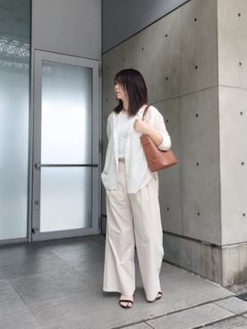 「IACUCCI（イアクッチ）のアイテム」を使った、iamiyakoさん（レディース・170cm）の夏コーディネート