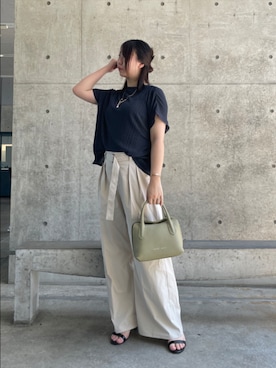 「IACUCCI（イアクッチ）のアイテム」を使った、iamiyakoさん（レディース・170cm）の夏コーディネート