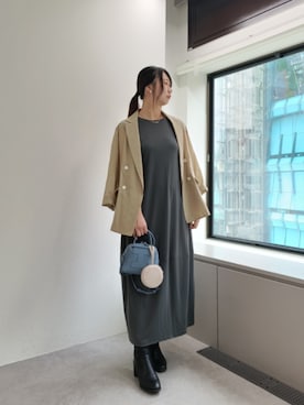 「アイテム（その他小物）」を使った、iamiyakoさん（レディース・170cm）の秋コーディネート