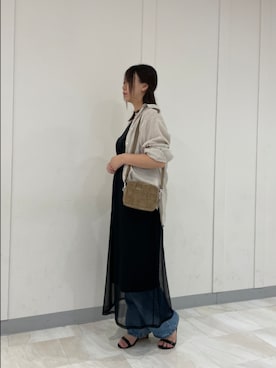 「アイテム（バッグ）」を使った、iamiyakoさん（レディース・170cm）の夏コーディネート