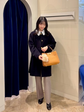 「アイテム（チャーム）」を使った、miyukiさん（レディース・162cm）の秋コーディネート