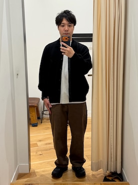 「EKAL（エカル）のアイテム」を使った、mitsuyoshi.tさん（メンズ・170cm）の秋コーディネート