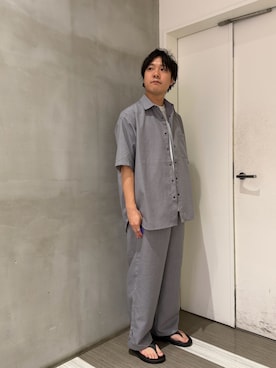 「EKAL（エカル）のアイテム」を使った、mitsuyoshi.tさん（メンズ・170cm）の夏コーディネート