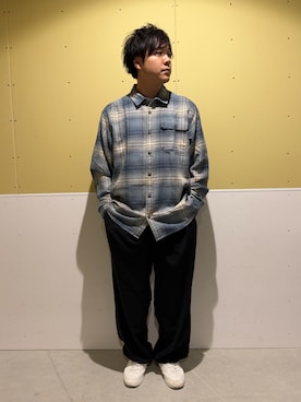 「EKAL（エカル）のアイテム」を使った、mitsuyoshi.tさん（メンズ・170cm）の秋コーディネート