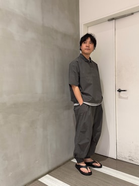 「EKAL（エカル）のアイテム」を使った、mitsuyoshi.tさん（メンズ・170cm）の夏コーディネート