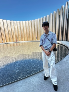 「UNITED ARROWS（ユナイテッドアローズ）のアイテム」を使った、yukioutfitsさん（メンズ・174cm）の夏コーディネート