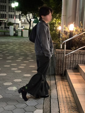 「アイテム（スラックス）」を使った、cielさん（メンズ・163cm・10代）の夏コーディネート