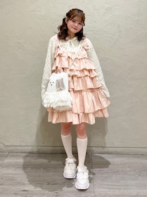 ホイップクリームミニワンピース｜メリージェニー（merry jenny）公式