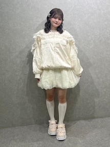 ribbonセーラーサテンブルゾン｜メリージェニー（merry jenny