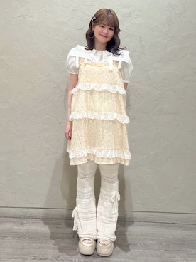 「アイテム（チュニック）」を使った、ikiさん（レディース・151cm）の夏コーディネート