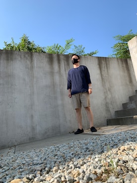 「GOHEMP（ゴーヘンプ）のアイテム」を使った、kstyle078さん（メンズ・164cm）の夏コーディネート