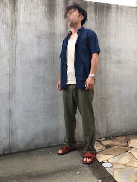 「remilla（レミーラ）のアイテム」を使った、kstyle078さん（メンズ・164cm）の夏コーディネート