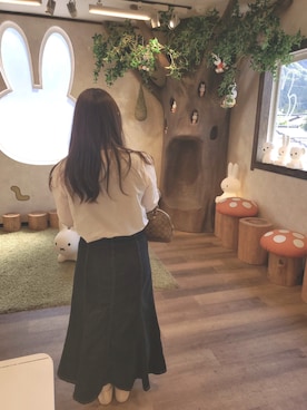 「GUコーデ」｜「アイテム（バレエシューズ）」を使った、uyuさん（レディース・150cm）の夏コーディネート