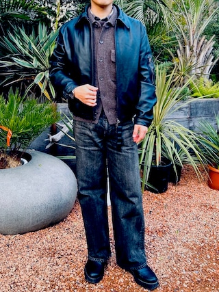 French Pilot Leather Jacket【LIDNM】 French Pilot Leather Jacket LIDNM