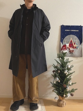 「アイテム（モッズコート）」を使った、beeyanさん（メンズ・167cm）の秋コーディネート