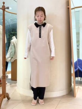 Rie Millerさん(レディース・160cm)の冬コーディネート