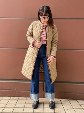 Rie Millerさん（レディース・160cm）の秋コーディネート