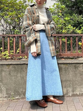 Rie Millerさん（レディース・160cm）の秋コーディネート