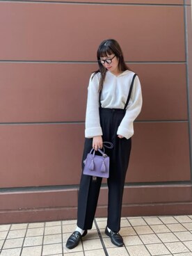 Rie Millerさん（レディース・160cm）の秋コーディネート