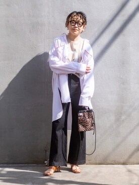 Rie Millerさん(レディース・160cm)の春コーディネート