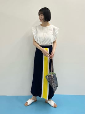 Rie Millerさん(レディース・160cm)の春コーディネート