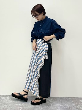 「オニールオブダブリン」｜Rie Millerさん（レディース・160cm）の冬コーディネート