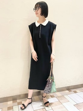 Rie Millerさん(レディース・160cm)の春コーディネート