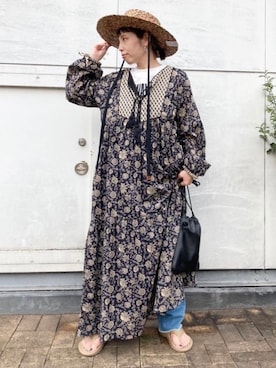 Rie Millerさん(レディース・160cm)の夏コーディネート