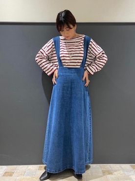 Rie Millerさん（レディース・160cm）の秋コーディネート