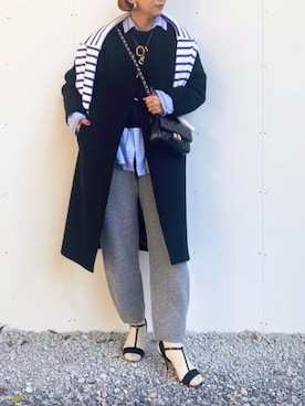 Rie Millerさん（レディース・160cm）の秋コーディネート